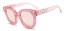 Stilvolle Retro-Sonnenbrille für Damen J3017 6