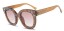 Stilvolle Retro-Sonnenbrille für Damen J3017 7