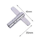 Stimmenschlüssel für Schlaginstrumente 3,5 x 4,5 cm Universeller Metall-Schlüssel mit 5,5 mm Öffnung Für das Stimmen von Trommeln und Spannern von Jazz- und Rock-Sets 3
