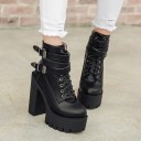 Stivaletti da donna con plateau A648 5