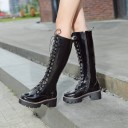 Stivali lucidi da donna J2381 2