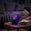 Stjernehimmel Projektor Stjerner og Måne Kugle 9 cm RGB LED Lydrespons ABS Sort Nattelys USB til Børneværelse og Soveværelse 5