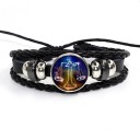Stjernetegn læderarmbånd 9
