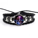 Stjernetegn læderarmbånd 1