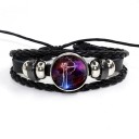 Stjernetegn læderarmbånd 2