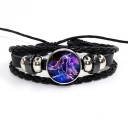 Stjernetegn læderarmbånd 6