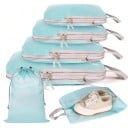 Stlașabile genți de depozitare pentru bagaje impermeabile 20–41 cm organizatoare din nylon pentru haine și încălțăminte pentru bagaje 4