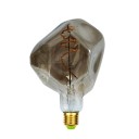 Stmívatelná LED žárovka Nepravidelný tvar se spirálovým vláknem Patice E27 4 W 220-240 V Teplé světlo 2000 K Rozměry 180 x 120 mm Do lustru 1