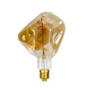 Stmívatelná LED žárovka Nepravidelný tvar se spirálovým vláknem Patice E27 4 W 220-240 V Teplé světlo 2000 K Rozměry 180 x 120 mm Do lustru 2