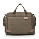 Stof taske til bærbar computer med håndtag og aftagelig skulderrem Forreste rum med organizer Sidelommer med lynlås 35 x 29 x 13 cm 2