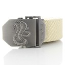 Stoffen riem met cobra 9