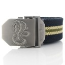 Stoffen riem met cobra 14