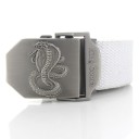 Stoffen riem met cobra 10