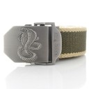Stoffen riem met cobra 19