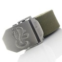 Stoffen riem met cobra 12