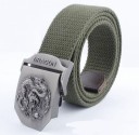 Stoffen riem met draak 17