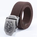 Stoffen riem met draak 11