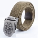 Stoffen riem met draak 13