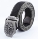 Stoffen riem met draak 4