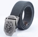 Stoffen riem met draak 12
