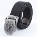 Stoffen riem met draak 6