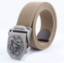 Stoffen riem met draak 18