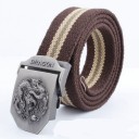 Stoffen riem met draak 10
