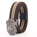 Stoffen riem met schedel 15