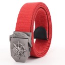 Stoffen riem met schedel 23