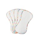 Stofindlæg til bleer lavet af bambusfiber og mikrofiber 10 stk Sugende indlæg til blebukser 4 lag Til børn 3 til 15 kg 27 x 12 cm 1