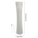 Stojąca lampa z papieru ryżowego, 107 x 25 cm, LED z 3 odcieniami światła, zasilanie USB, z pilotem, beżowa, do salonu 2