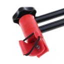 Stojan na silniční kolo skládací servisní stojan 15,6×42×31,5 cm hliníková slitina + PVC černo-červený pro opravu kol 2