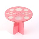 Stojan na štětce na make-up 14 otvorů kompaktní organizér pro sušení a uložení kosmetických štětců stabilní konstrukce 2