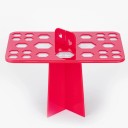 Stojan na štětce na make-up 26 otvorů organizér pro sušení a uložení štětců kompaktní konstrukce pro kosmetické použití 4