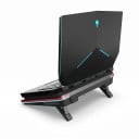 Stojan pod notebook V2 13 až 17,3 palcov s RGB podsvietením USB hubom a ventilátorom 5000 rpm čierny s červeným pruhom pre herné notebooky 4