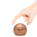 Stolní kovová rotační antistresová hračka 38 × 34 mm ložisková konstrukce kompaktní spinner pro uvolnění stresu a soustředění 10