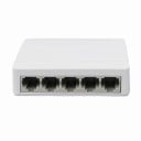 Stolný ethernetový switch 5 portov 1000Mbps RJ45 Auto MDI MDIX biely LAN hub pre domácu sieť kanceláriu router TV konzoly 3