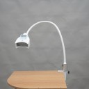 Stomatologická bělící LED lampa se svorkou na stůl, příkon 21 W, modré světlo 465-470 nm, časovač 0-99 minut, ohebný krk, bílá 2