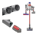 Storage Stand for Dyson V7 V8 V10 V11 V15 Grey Plastic Holder with Nine-Hole Suction Head Accessories for Vacuum Cleaner Lightweight and Easy to Install 4