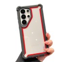 Stötsäker fodral för Samsung Galaxy S24+ med genomskinliga baksidor Förstärkta hörn PC och TPU Hållbart mobilskydd för Samsung S24 Plus För 10