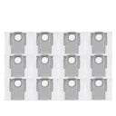 Støvsugerposer til robotstøvsuger 12 stk 218 x 120 mm holdbare flerlagsposer til Roborock Q Revo MaxV Q Revo S og Q Revo Pro 1