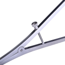 Straight Surgical Dental Gauge 17.5 cm 0–40 Degrees Stainless Steel Double-Sided Scale Endodontic Clamp 3