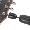 Strängupprullare för elektroakustisk gitarr och basgitarr 6 mm sexkantig fattning svart strängbytesverktyg gitarrtillbehör 4