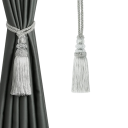 Střapcový držák na záclony dekorativní úvaz 58 cm polyester textilní šňůra pro stažení závěsů a záclon v interiéru 6