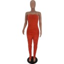 Strapless bodycon jumpsuit voor dames A2002 2