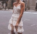 Strapless jurk met kant 2