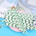 Straws de papel com padrão 25 un 1