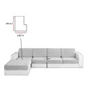 Strečový povlak na sedák pohovky 110 x 195 cm Pružný elastický potah na gauč i sofa Ochrana sedací plochy proti opotřebení 2