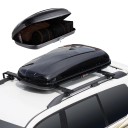 Střešní box na auto WP3001 uzamykatelný 1882 x 773 x 400 mm s úložným prostorem navíc a lanem 2 m černý na cesty dovolenou i zavazadla 1