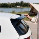 Střešní spoiler zadní na kufr, lepicí montáž bez vrtání, ABS plast, černý lesklý karbonový vzhled, pro Golf 8 MK8 GTI GTD R GTE 2020–2023 4